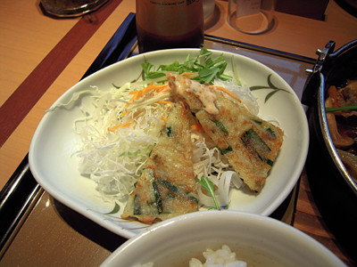 プルコギ定食 チヂミ やよい軒町屋.jpg