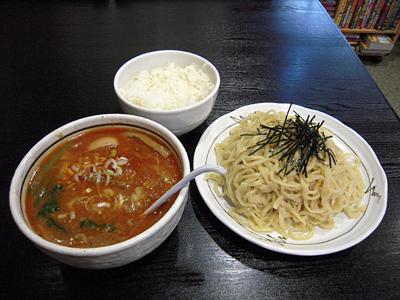 胡麻カレーつけ麺+小ライス 桃天花.jpg