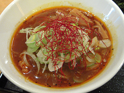 つけ蕎麦 鶏あっさり(大盛り) つけ汁 安土.jpg
