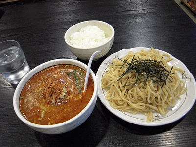 胡麻カレーつけ麺+小ライス 桃天花.jpg